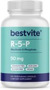 BESTVITE Riboflavin-5-Phosphate 50mg (120 ベジタリアンカプセル) - 無菌 - 完全菜食主義者の - 完全菜食主義者の非GMO - グルテンフリー - ビタミンB2の生体活性形態