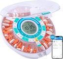 警報、電子丸薬ディスペンサー機械、28日のスマートなBluetoothの毎月の丸薬のオルガナイザー、準備のためのAPPが付いている丸薬のレマインダー、ビタミン及び多く