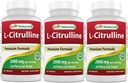 ベストナチュラルL-シトルリン2000mg/サービング - 非GMO -グルテンフリー - 120錠(120カウント)