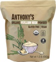 Anthony's Organic Psyllium Husk Powder, 1.5 lb, Gluten Free, Non GMO, Finely Ground, Keto フレンドリー