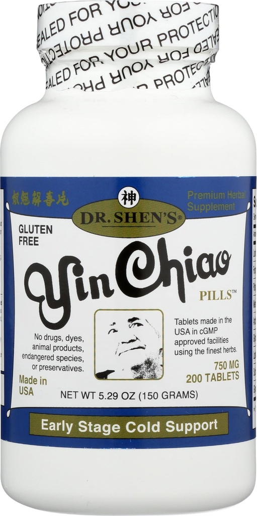 DR SHENS Yin Chiao 750 Mg, 200 CT