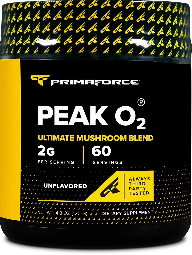 PrimaForce Peak O2 ワークアウトサプリメント, 120 グラム - 独自のブレンド, 非GMO, ビーガンとグルテンフリー