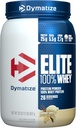 Dymatize エリート 100% の粘着性がある蛋白質の粉、L ロイシン、最適筋肉回復、グルメ バニラ、32 Oz のための速い吸収及び速い消化