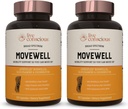 MSM、Hyaluronic酸、その他とのLiveConsciousグルコサミンコンドロイチンによるMoveWell | 共同健康補助食品(2パック)