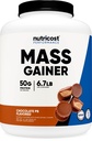 Nutricost 質量ゲインダー (チョコレートピーナッツバターフレーバー、6.7 LBS) 50 サービングあたりのタンパク質のグラム - 非GMO