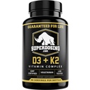 最高の価値の最大強度10,000 iuビタミンD3と1500 mcgビタミンK2サプリメント1ボトルPk D3K2ビタミンと健康のためのサプリメント。 D3-K2 MK4カプセル、免疫システムのためのベストK2D3ビタミン。