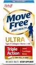 Move Free Type II Collagen, Boron & HA Ultra Triple Action, Joint Health Supplement, 1 Pill Per Day to Promote Joint, Cartilage, and Bone Health, 30 Count
