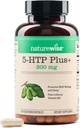 NatureWise 5-HTP 200mgは、コファクタビタミンB6とグリコニア種子からのサプリメント - 気分のサポートと大人のための自然な睡眠補助金 - 遅延リース、ビーガン - 60カウント[2ヶ月の供給]