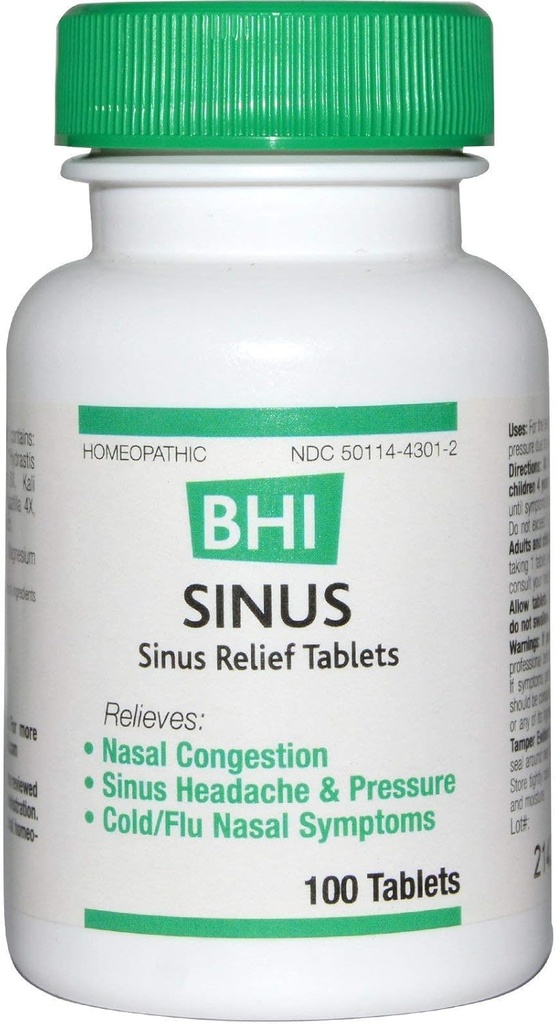 BHI Sinusの救助は100 Ctを錠剤にします