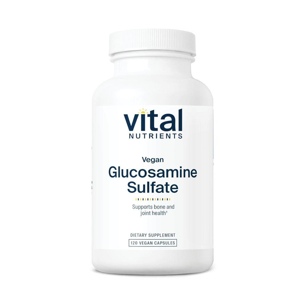 Vital Nutrients ビーガングルコサミン硫酸塩 750mg | 健康な軟骨, モビリティ, 共同サポートサプリメント | グルコサミンの野菜ソース | グルテン, 酪農場, 大豆フリー | GMOなし | 60カプセル