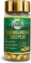 Zandu Ashwagandhaの金プラス、Ashwagandha、安全なMusli、Shilajit及び他のアーユルヴェーダの原料、Staminaを後押しする助けは免除、60の帽子を増強します