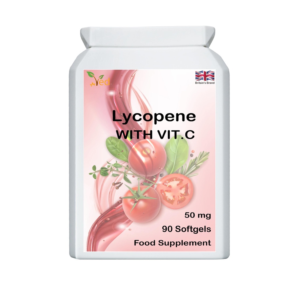 Ved Lycopeneの補足  50mg x 90のSoftgel
