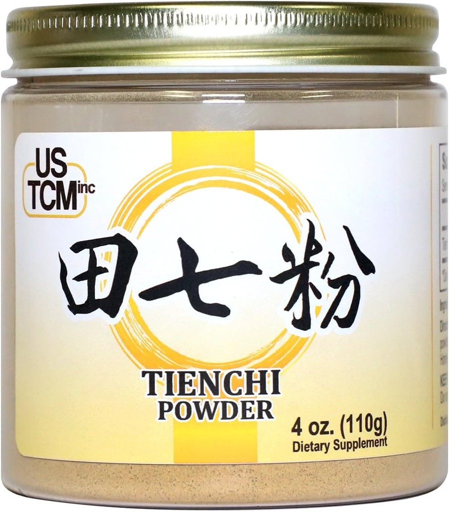 100%の純粋なチエンチの粉のPseudoginseng NotoginsengのSanqiの粉TienchiのGinsengの粉田七粉120mesh (4oz)