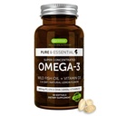 Igennus の高度 rTG Omega-3 IFOS によって証明される野生の魚油及びビタミン D3、1 日、脂肪酸 EPA 及び DHA の速い行為のトリグリセリド フォーム、超純粋及び非 GMO、60 の Softgels