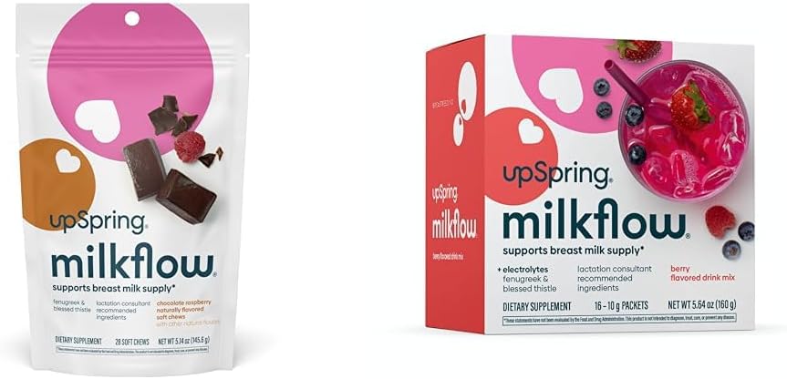 アップスプリングミルクフロー、フェヌグリークと祝福されたアザミの Breastfeeding Supplement|ブレストミルク・サプライをサポートする乳液サプリメント