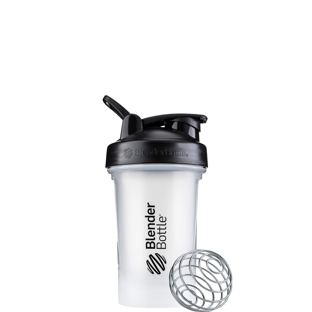 BlenderBottle クラシック V2 シェーカー ボトル パーフェクト のために プロテインシェイクスアンドプレワークアウト, 20-Ounce, クリア/ブラック
