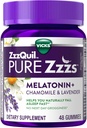 ZzzQuilの純粋なZzzsのMelatoninのガミー、睡眠の援助、Melatonin 2mg、Chamomile及びラベンダー、Melatoninの睡眠のガミー、大人のための睡眠の援助、Wildberryのバニラの味付け、48の睡眠のガミー