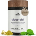 AKSHAR Ayurveda Gluco サポート サプリメント ととも に Gymnema, ビターメロン, ターメリック & もっと, 健康的なレベルをサポートしています(60 カプセル)