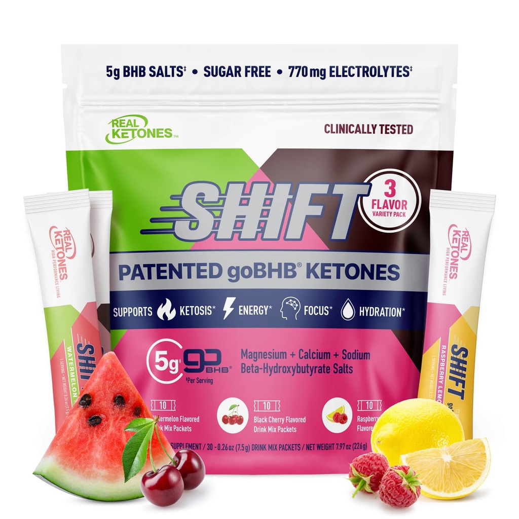 実質のKetones BHBの外因性のKetonesの飲み物の組合せのパケットKetoのElectrolytesの粉のパケット4の主要な留め具の砂糖無し 特許を取られたKeto BHB - 30の計算のVarietyのパック