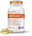 INVITA L-Methylfolate (15mg) - 専門の強さの活動的なメチルの葉酸塩 - エネルギー、気分及び免疫サポートのための5-MTHFの補足-非GMOのグルテンフリー、無注入口(15mg)