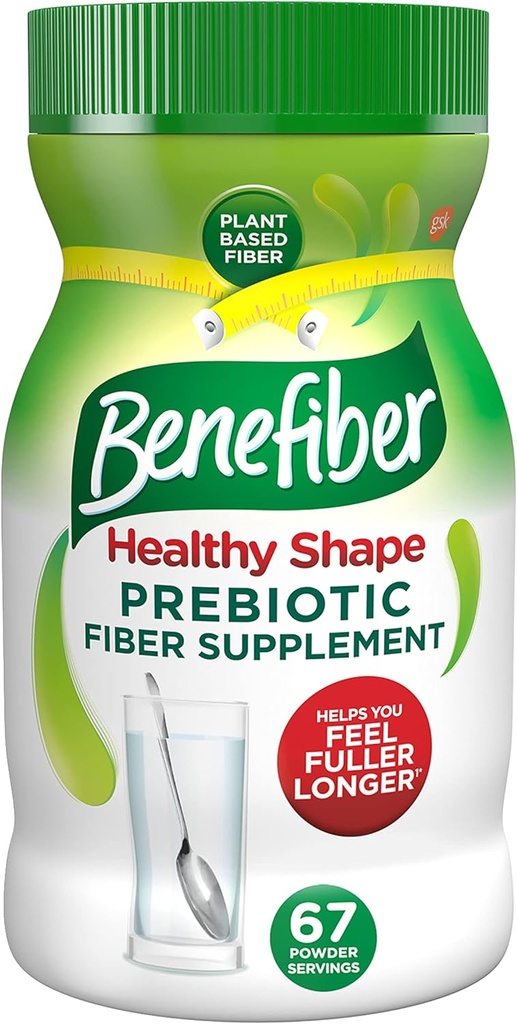 Benefiberの消化器の健康、毎日の繊維の粉のための健康な形のプレバイオティック繊維の補足の粉- 67のサービング(17.6 Ounces)