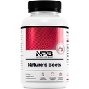 Nature's Pure Blend Organic Beet Rootパウダーカプセル - Beet Rootカプセル&ビートサプリメント - Lアルギニン - Nitric Oxideサプリメント - 1500MG