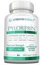 承認された科学Pyloriprin - 健康な胃のための高度の消化器サポート - 亜鉛L-カルノシン、プロバイオティック、ブロッコリーSprout、Deglycyrrhized Licorice - 60カプセル - 1ヶ月の供給 - ビーガン