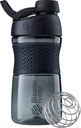 BlenderBottle SportMixer シェーカー ボトル パーフェクト のために プロテインシェイクスアンドプレワークアウト, 20-Ounce, ブラック