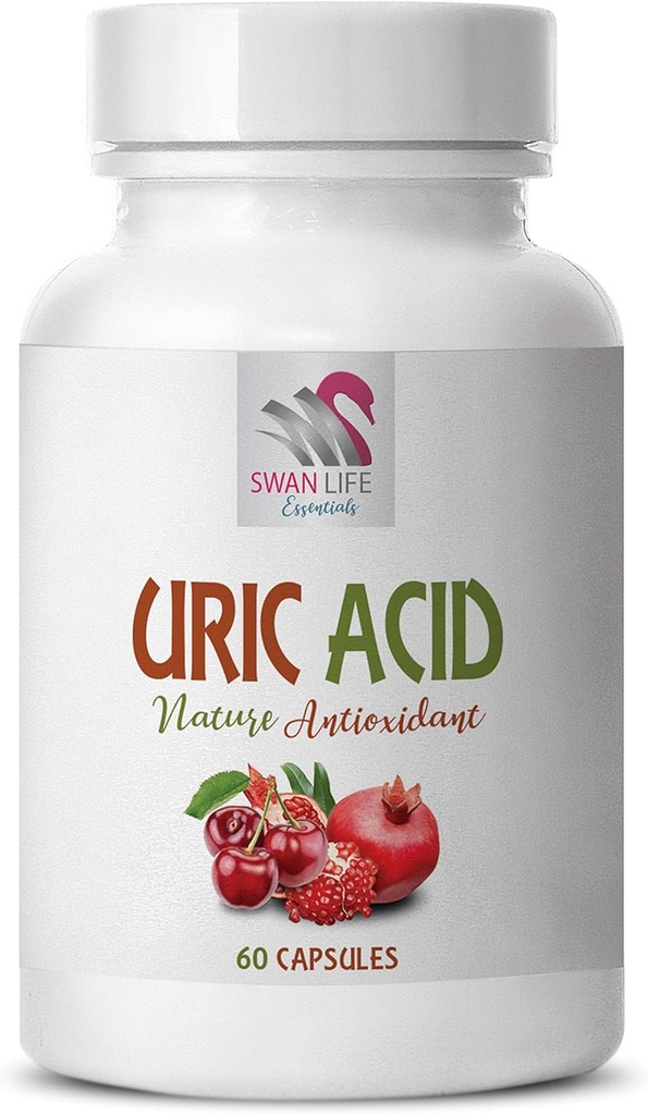 Alerna Kidney Health - URIC酸ナチュラルANTIOXIDANT - 尿酸クレンジングサポートタルトチェリーカプセル - 1ボトル60野菜カプセル