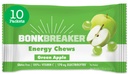 Bonkブレーカエネルギー咀嚼、酪農場なし、急なエネルギーおよび焦点、10のパケットの1箱、緑のAppleを提供するグルテンフリーの原料