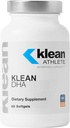 Klean Athlete Klean DHA - アスリートのためのDHAサプリメント - ハートと脳の健康をサポート* - Omega 3フィッシュオイル - EPAとDHA - 非GMO&グルテンフリー - 60ソフトゲル