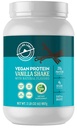 BCAAの&抗酸化剤を備えたステララボビーガンプロテインパウダー | 認定低FODMAP、非GMO、グルテンフリー、大豆フリー、低炭水化物、スティービア付き | リーンプラントベースのプロテインパウダーシェイク | バニラ