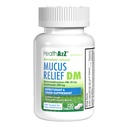 HealthA2Z® MucusリリーフDM | Dextromethorphan HBr 20mg | Guaifenesin 400mg | ベンゼンなし | 咳・即時放電(120カウント)