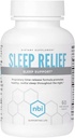 NBI Sleep Relief Melatonin Natural Formula | Soothing Bedtime Supplement | Sleep Support with Magnesium and L-Theanine | 60ct Tablets