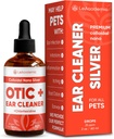 犬耳クリーナー OTIC+ ソリューション | 犬耳感染症の治療 | 銀クリーナー & クロルヘキシジンウォッシュ for 猫のドロップ | ペットのオティックイリテーションとイチッチのエイド | 2オズ