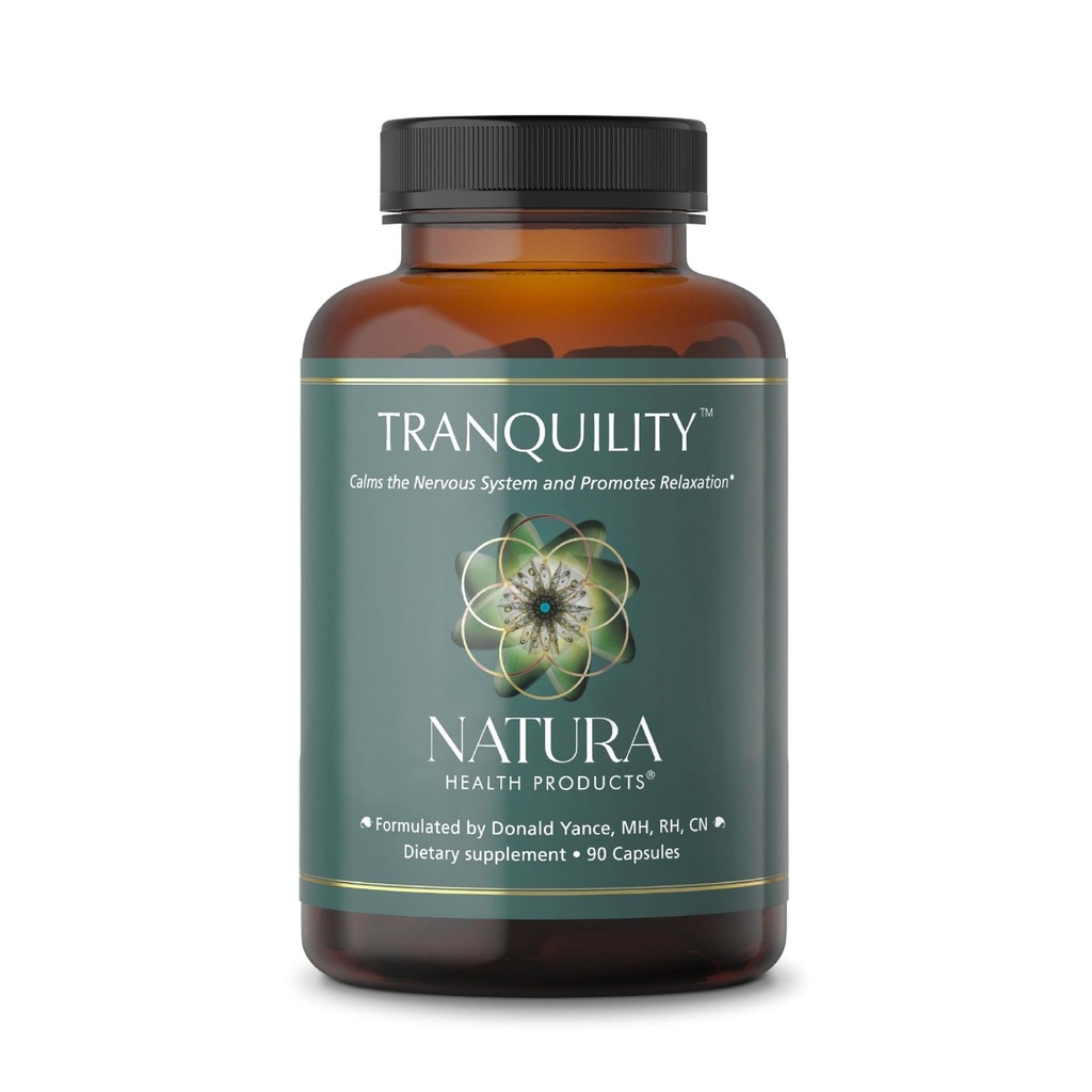 Natura Health Products Tranquility Supplement - L-Theanine、Lemon Balm、Saffron、Kava、Skullcap、ラベンダー、パッションフラワー(90カプセル)を特徴とするサポートリラクゼーション
