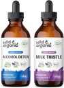 ワイルド&オーガニックアルコールデトックス・チンチャー 4 fl oz & ミルク アザミ チンチャー 4 fl oz