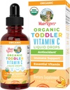 MaryRuth Organics Toddler Vitamin C Drops | USDA Organic Vitamin C Liquid Drops for Toddler | 年齢 1-3 年 | 免疫サポート・健康全般 | ヴィーガン | GMO | グルテンフリー | 30 食
