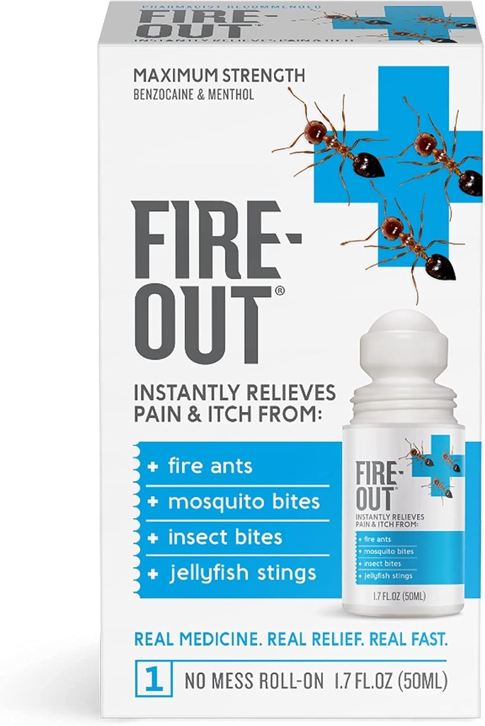火の Ant のスティングおよびバグ ビット、1.7 オンス ロールオンからの即刻の救急処置の痛みの軽減