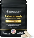 Akkermansia Probiotic, GLP-1 Supplement for Gut Health & Digestion, DigeSEB Digestive Enzymes & Vitamin B Complex - 30 Billion TFU, Third-Party Tested, 5 Capsules