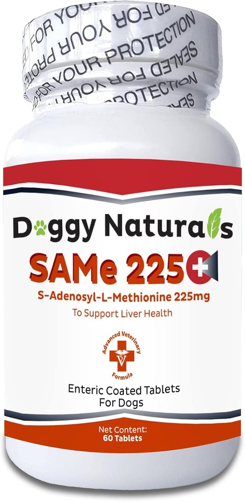 SAM-e 225 MG SAMeLQ の肝臓サポート S-Adenosyl-L-Methionine for Dogs (60錠) 米国製