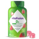 vitafusion の余分強さのビタミン D3 のギーミー、いちごによって風味付けされる骨および免疫システム サポート (1) 120 の計算