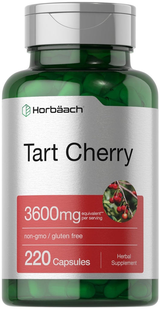 ホアハチタルトチェリーエキスカプセル | 3600mg | 220Pills | Non-GMO、グルテンフリー | 伝統ハーブサプリメント