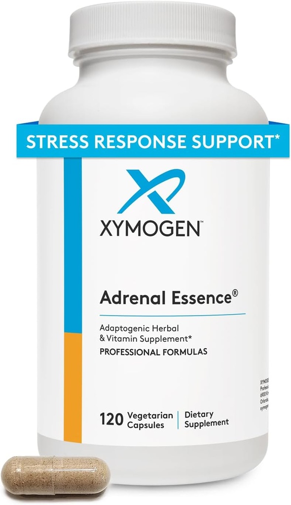 XYMOGENの副腎のEssence - 適応性ハーブ(コルディプス、Rhodiolaのエキス、Ginseng) + Bのビタミン-サポート健康なエネルギー レベルおよび健康な免疫機能(120のカプセル)を支えて下さい