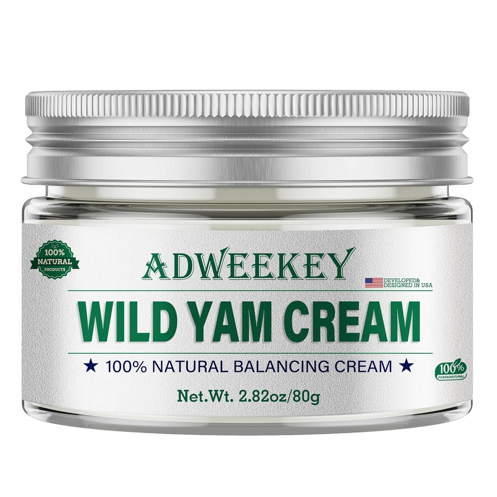 Wild Yam Cream for Hormone Balance, Australia Skincare Expert & Global Health Scholars Recommended Prescription - Menopause & Menstrual Support Like Hot Flash, Night Sweats, Unstable Mood