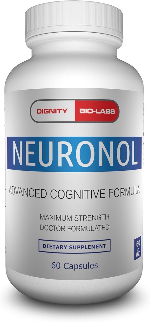 Dignity Bio-LabsによるNeuronol: 記憶サポート、焦点、明快さおよび集中のための脳の健康の方式-#1 Nootropicはw/Dmae、Bacopa Monnieri、Ginkgo Biloba及び多くを形作りました。