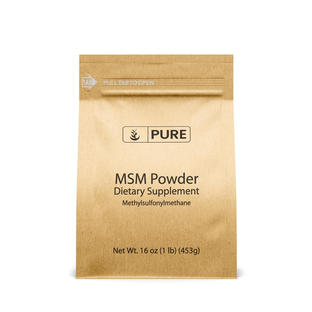 PUREの元のINGREDIENTSのMethylsulfonylmethane (1lb) MSMの自然な硫黄の食事療法の補足