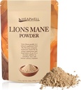 Heapwell Superfoods Lion's Mane Powder 100g - プレミアムグレード、認知サポート、免疫ブースト、メンタルクラリティ100プラスの高スペクトラムライオンのマネキノコサプリメント