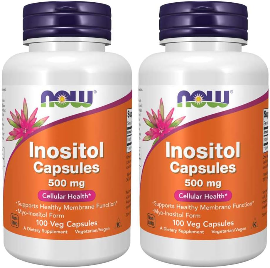 Inositol 500mg 100のカプセル(2のパック)