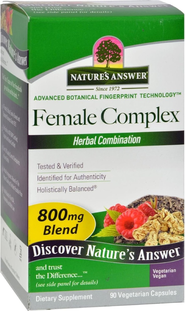 Nature's Answer Female Complex - 90 ベジタリアンカプセル